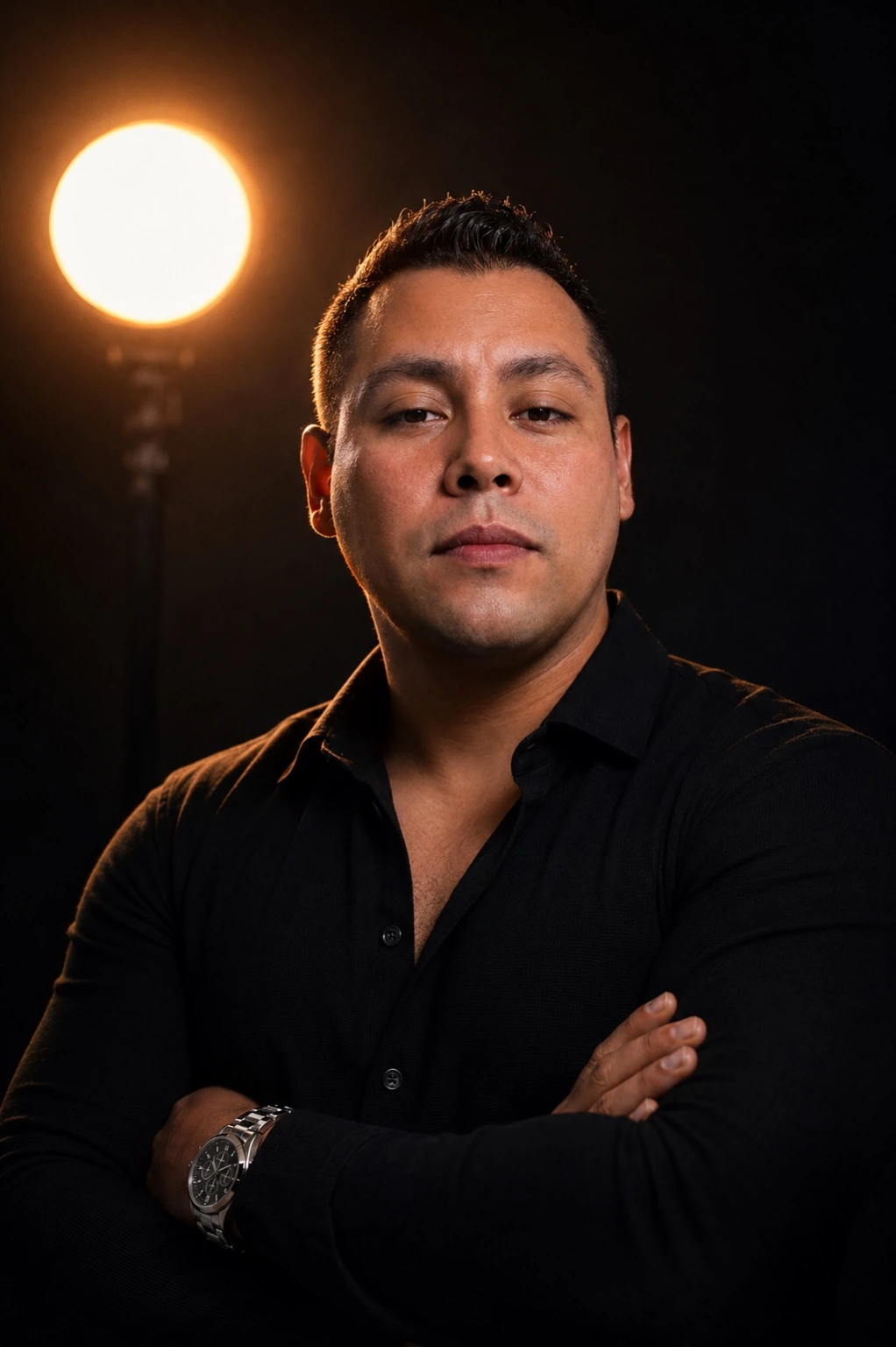 Fotografía profesional de Hugo Luevano, fundador de AdScale